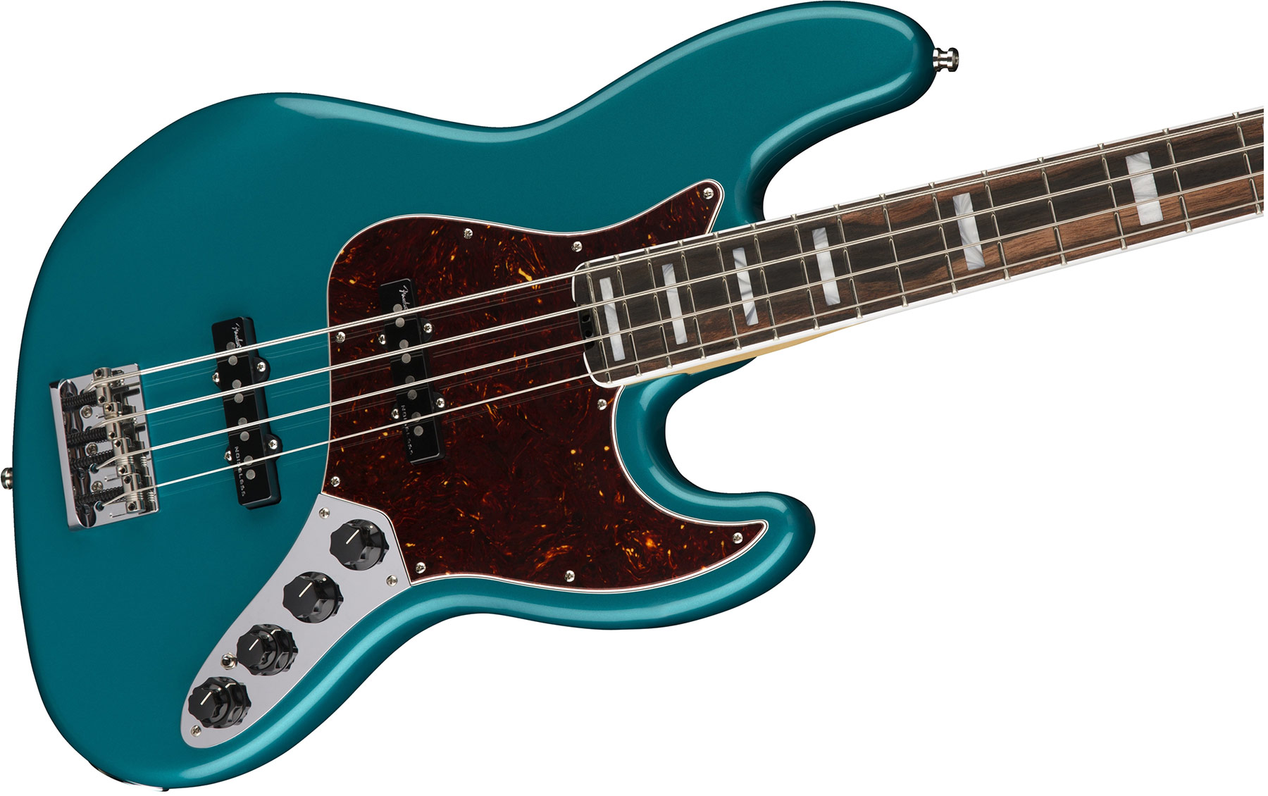 Fender American Elite Jazz Bass 2018 Usa Eb - Ocean Turquoise - Basse Électrique Solid Body - Variation 2