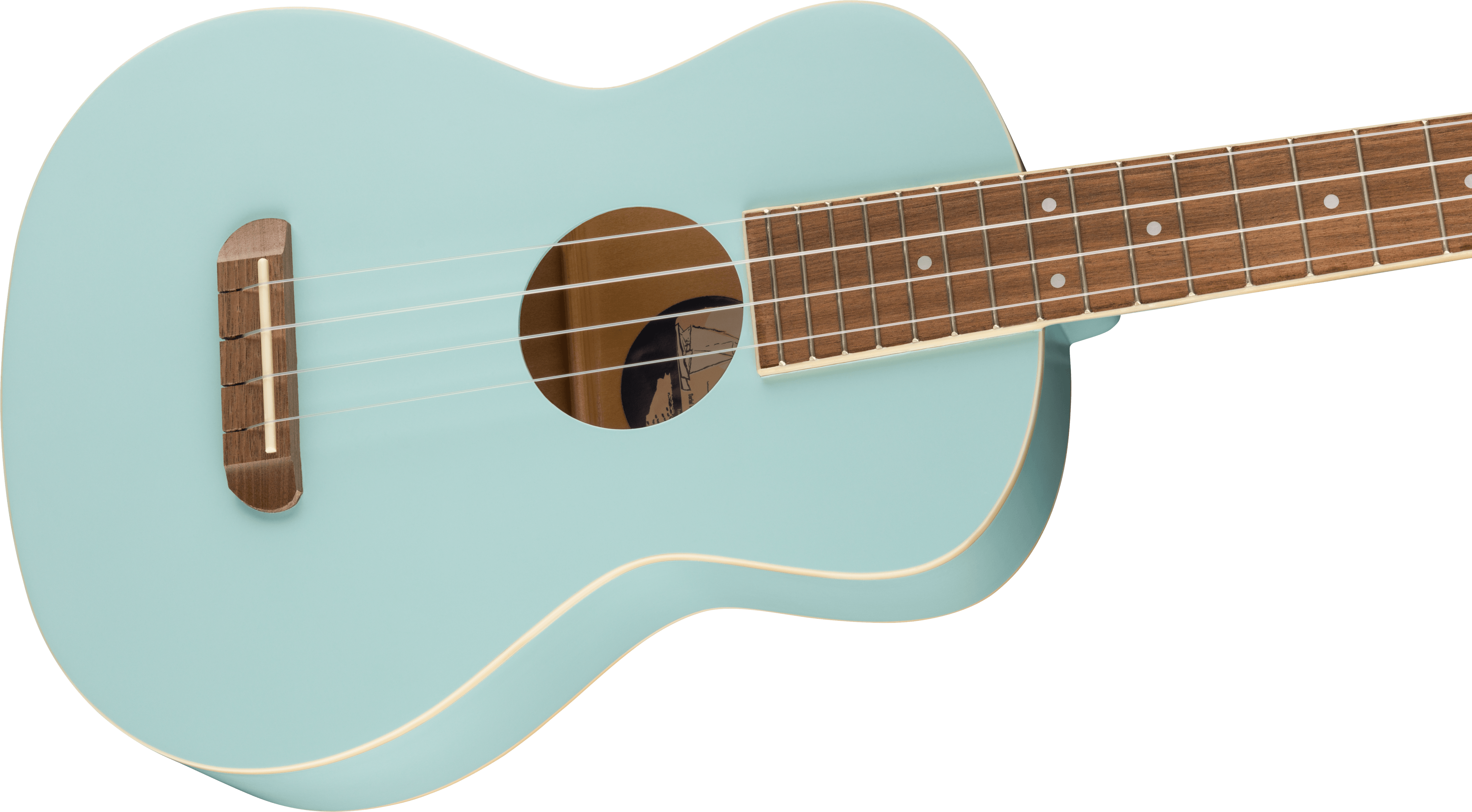 Fender Avalon Tenor Wal - Daphne Blue - UkulÉlÉ - Variation 2