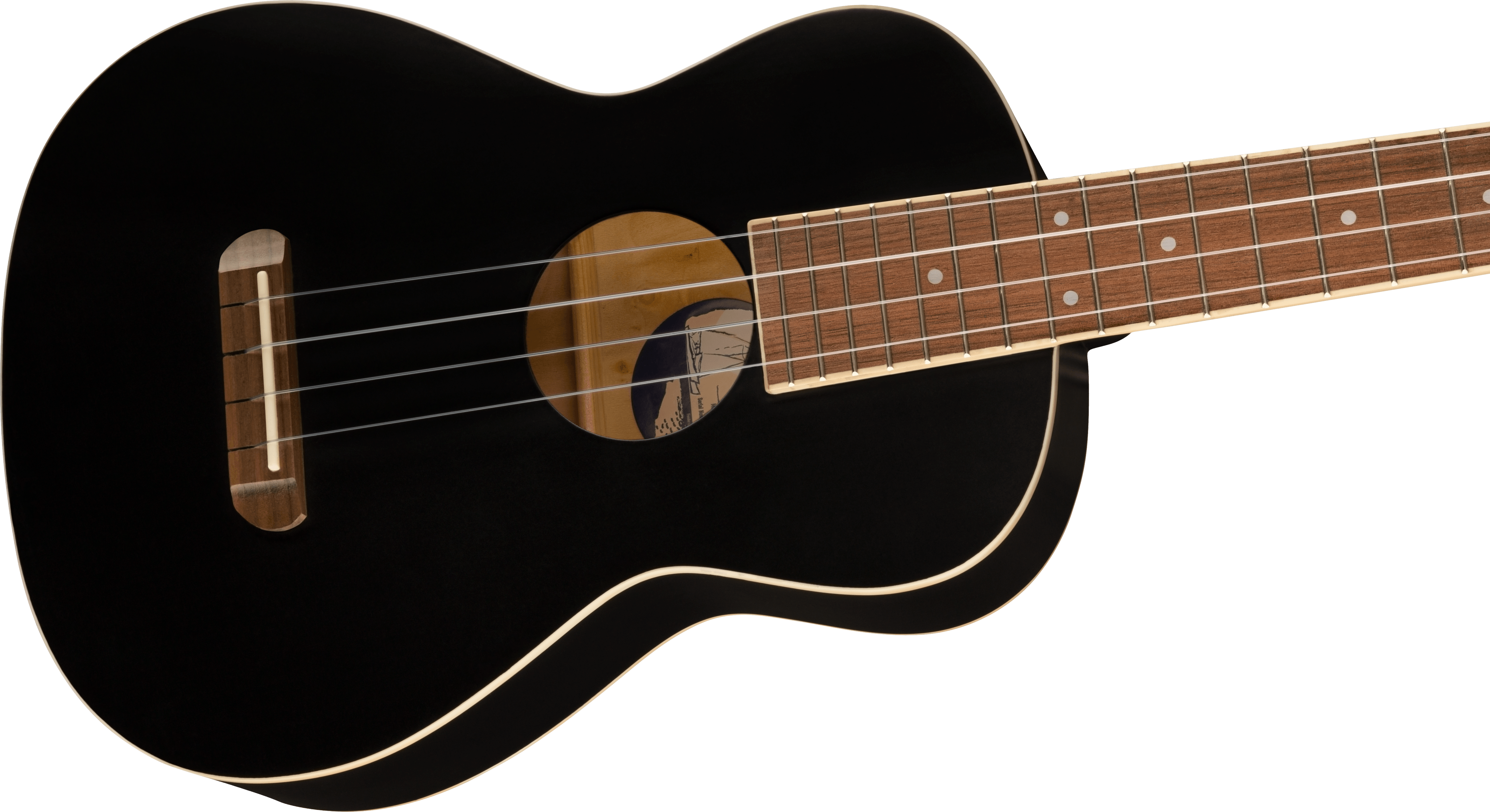 Fender Avalon Tenor Wal - Black - UkulÉlÉ - Variation 2