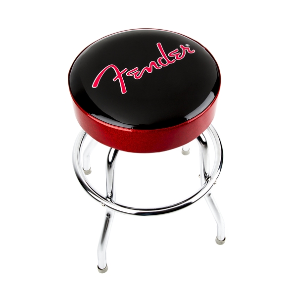 Fender Barstool Black & Red - 24in - Tabouret Bar Stool - Variation 3