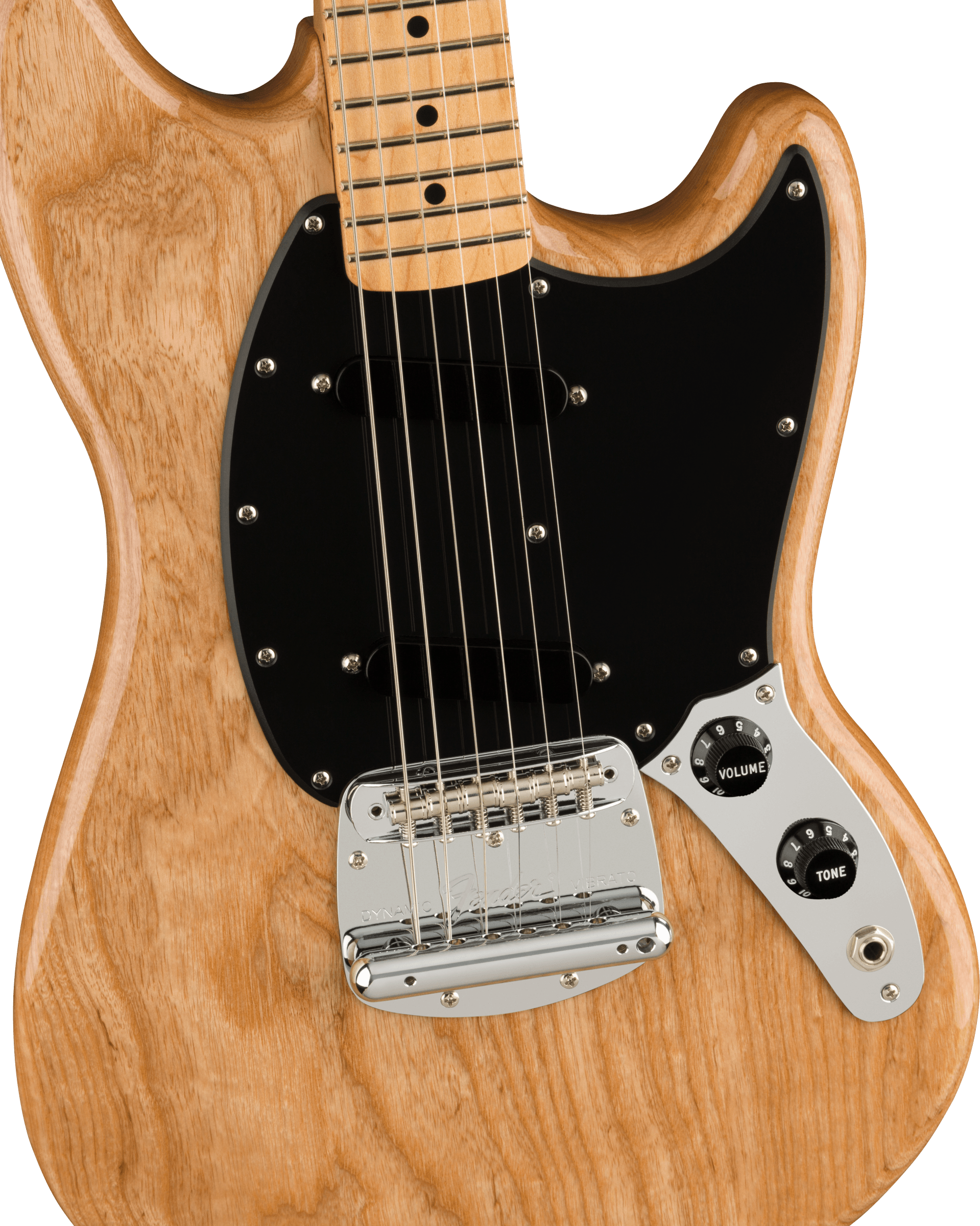 Fender Ben Gibbard Mustang Signature Mex Mn - Natural - Guitare Électrique RÉtro Rock - Variation 2