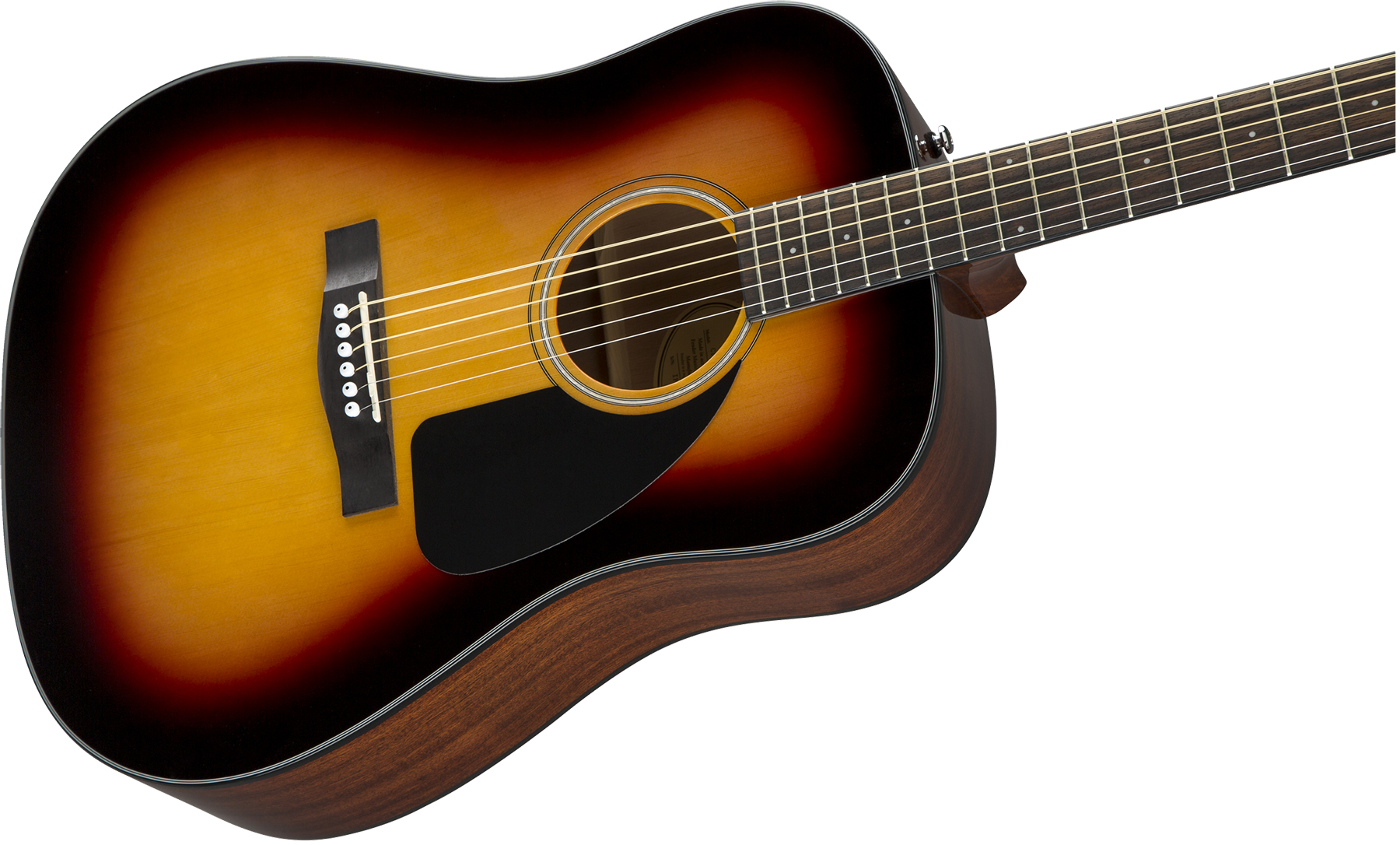 Fender Cd-60 Dreadnought V3 2020 Epicea Acajou Wal - Sunburst - Guitare Acoustique - Variation 2