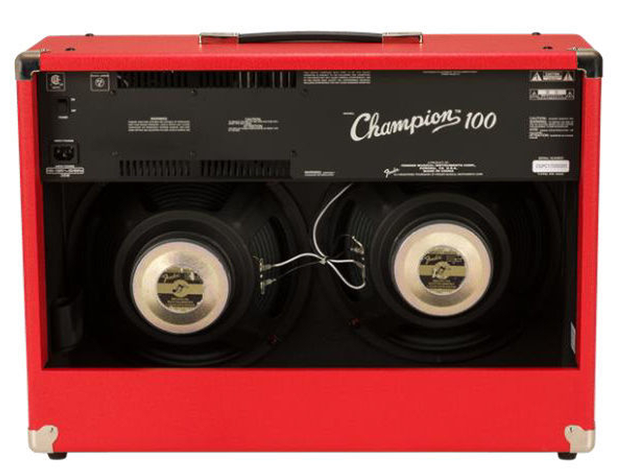 Fender Champion 100 Fsr 100w 2x12 Red - Ampli Guitare Électrique Combo - Variation 1