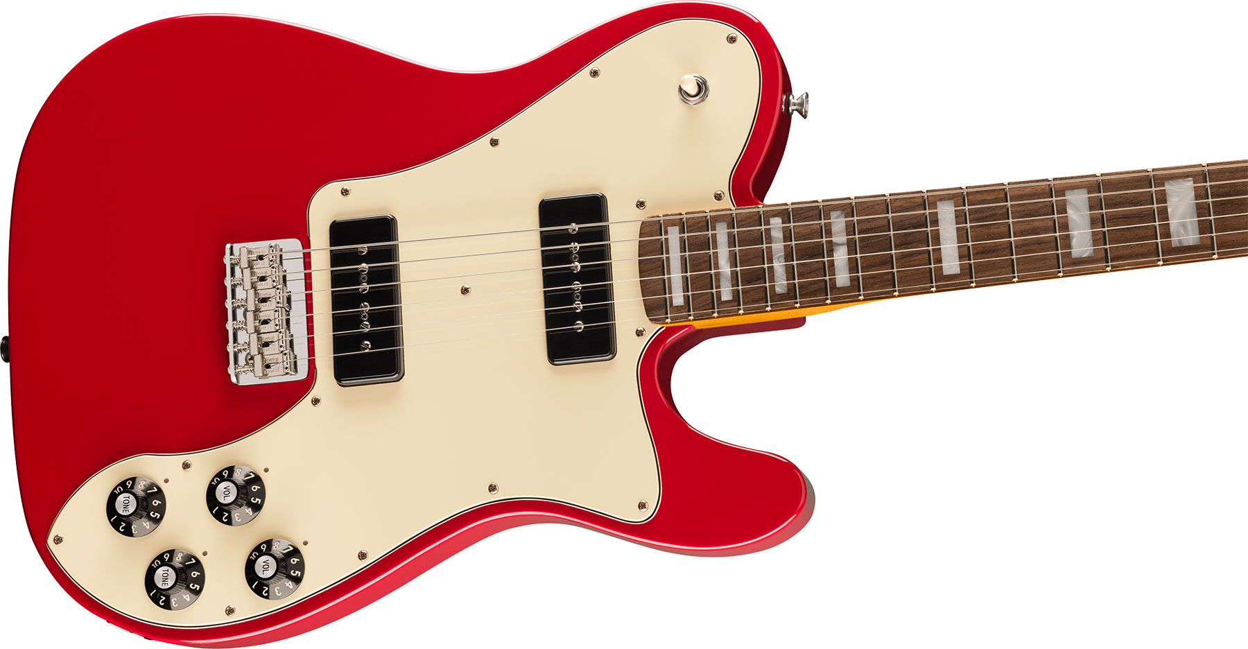 Fender Chris Shiflett Tele Cleaver Usa Signature 2s Ht Rw - Dakota Red - Guitare Électrique Signature - Variation 2