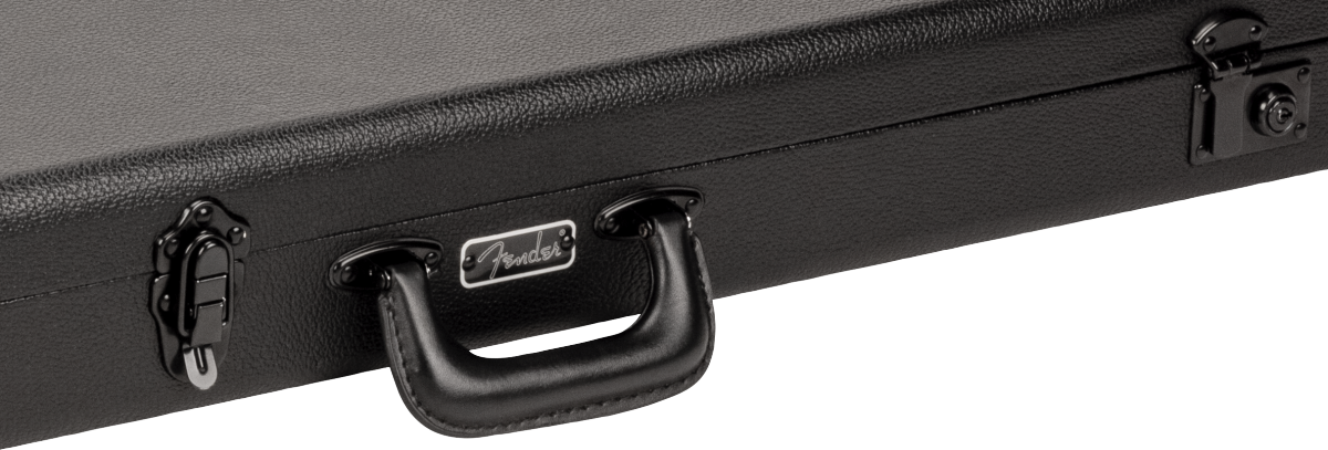 Fender Classic Wood Strat/tele Electric Guitar Case Bois Blackout - Etui Guitare Électrique - Variation 2