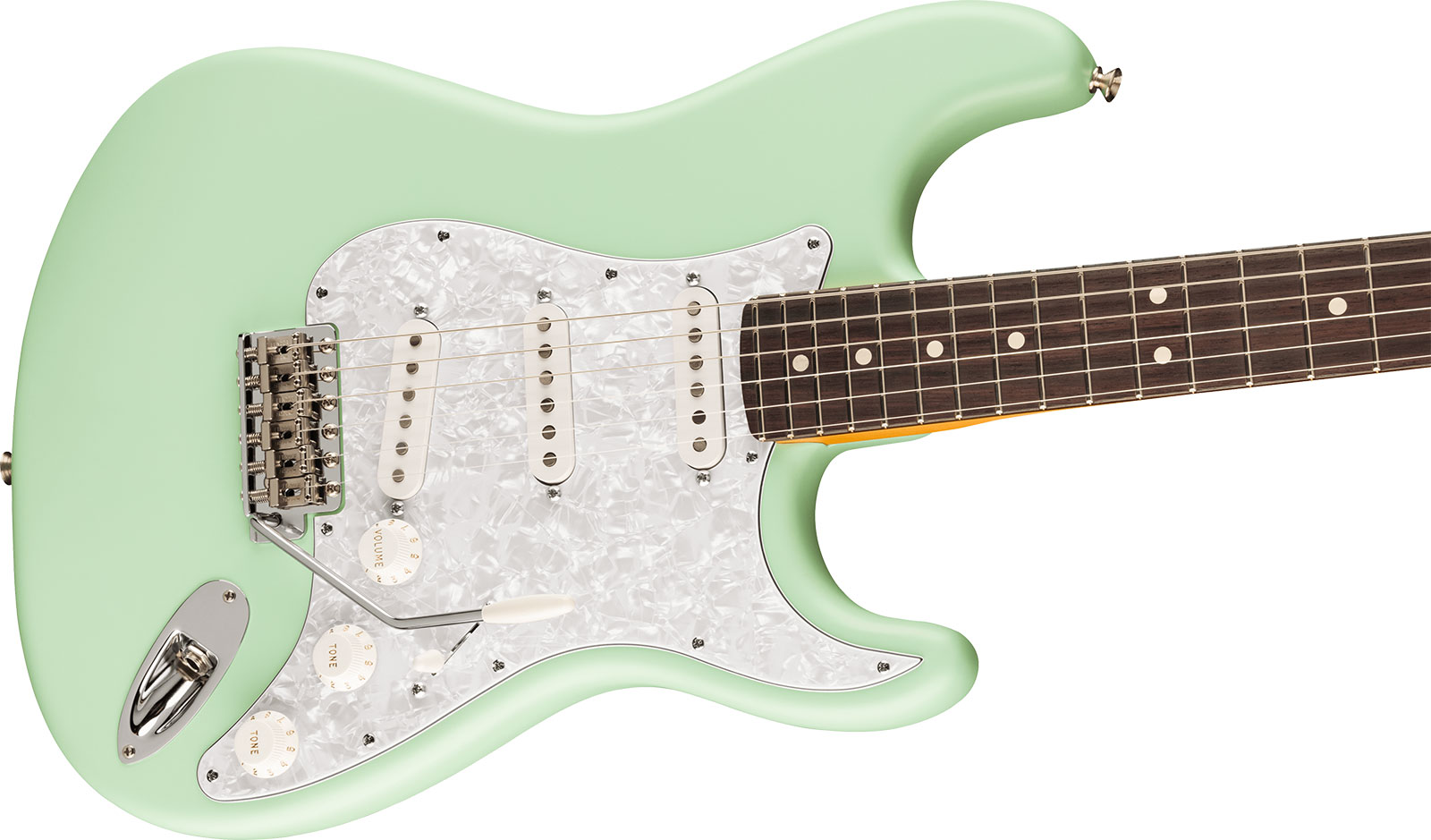 Fender Cory Wong Strat Ltd Signature Usa Stss Trem Rw - Surf Green - Guitare Électrique Forme Str - Variation 2