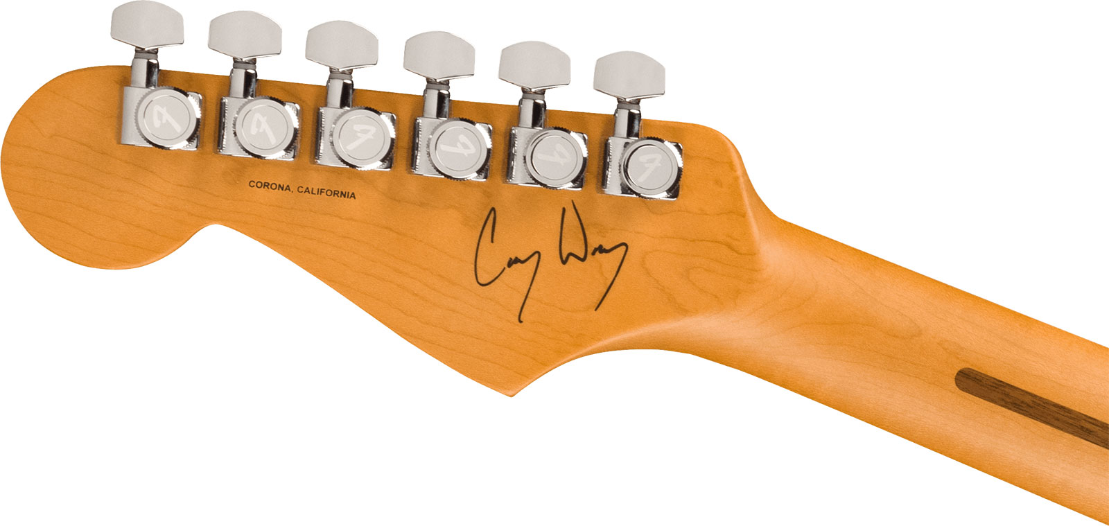 Fender Cory Wong Strat Ltd Signature Usa Stss Trem Rw - Daphne Blue - Guitare Électrique Forme Str - Variation 3