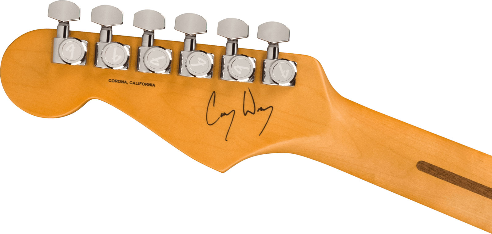 Fender Cory Wong Strat Ltd Signature Usa Stss Trem Rw - Surf Green - Guitare Électrique Forme Str - Variation 3