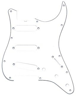 Fender 11-hole '60s Vintage-style Stratocaster Sss Pickguards - White - Pickguard - Main picture