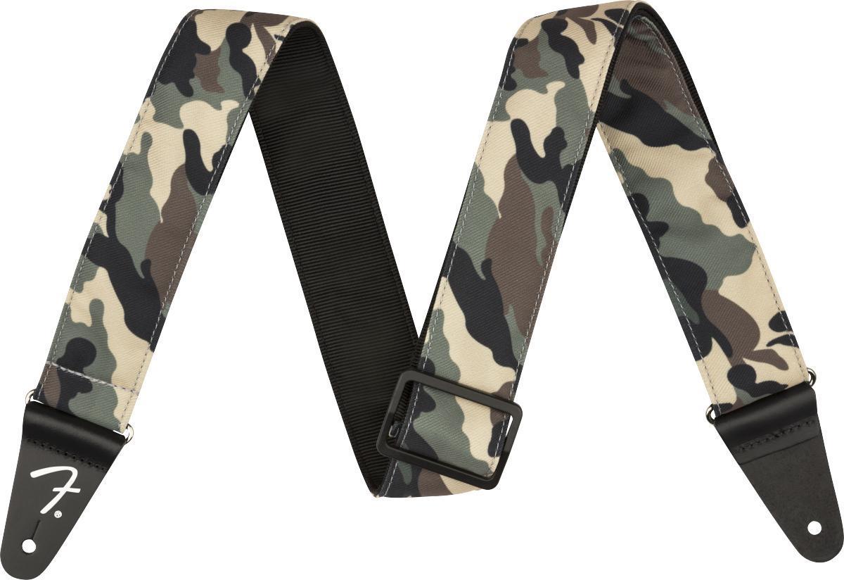 Sangle courroie Fender 2 Inches Camo Guitar Strap - Woodland