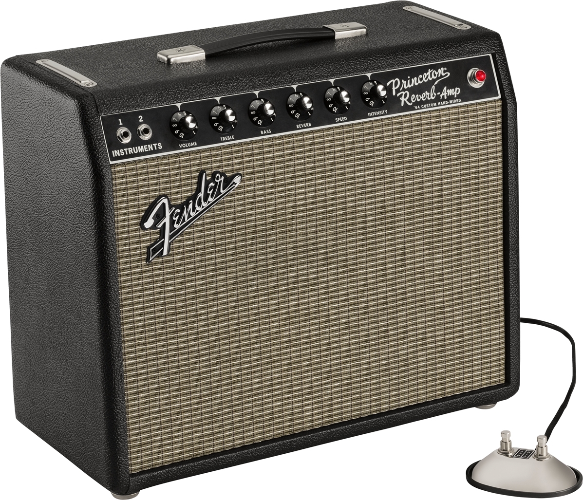 Fender '64 Custom Princeton Reverb Vintage Pro Tube 12w 1x10 - Ampli Guitare Électrique Combo - Main picture