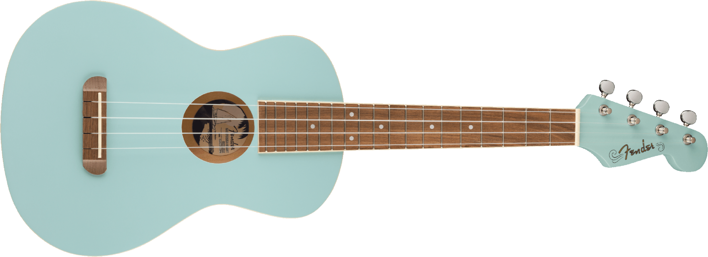 Fender Avalon Tenor Wal - Daphne Blue - UkulÉlÉ - Main picture