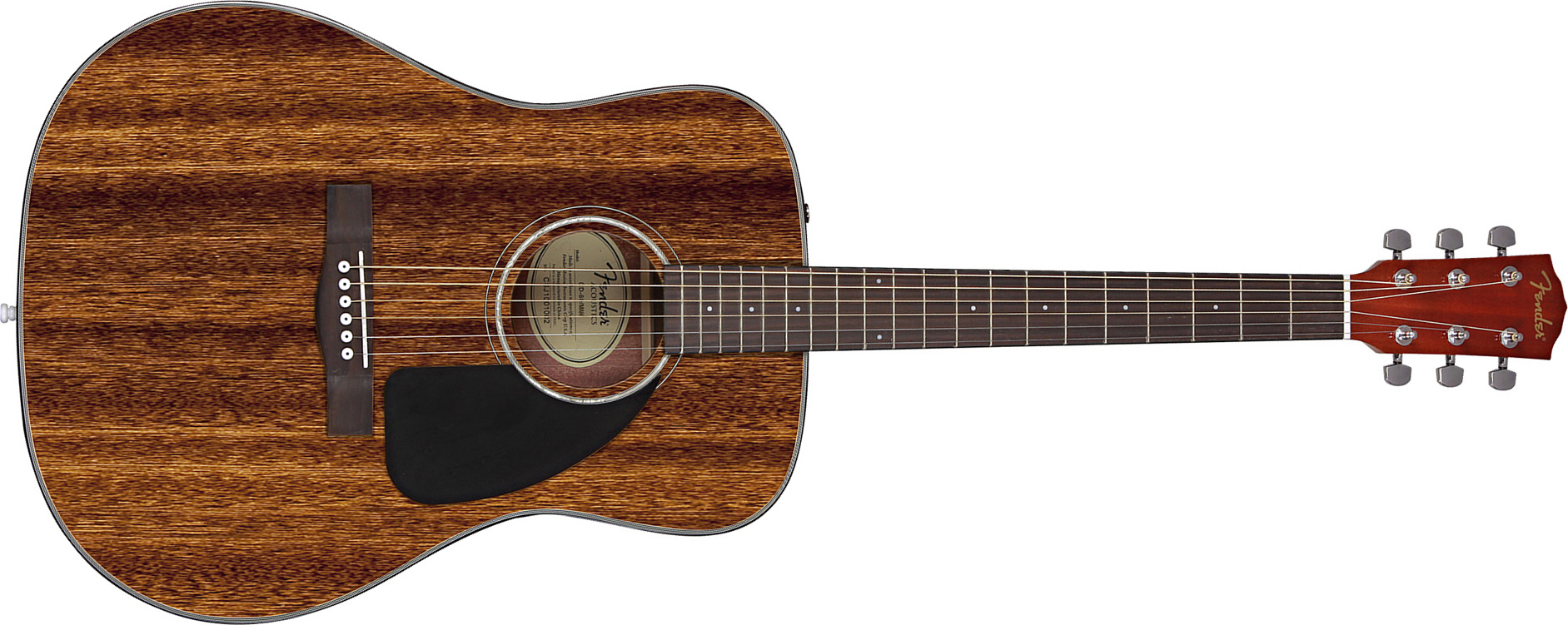 Fender Cd60 All Mahogany 2013 Natural Gloss - Guitare Acoustique - Main picture