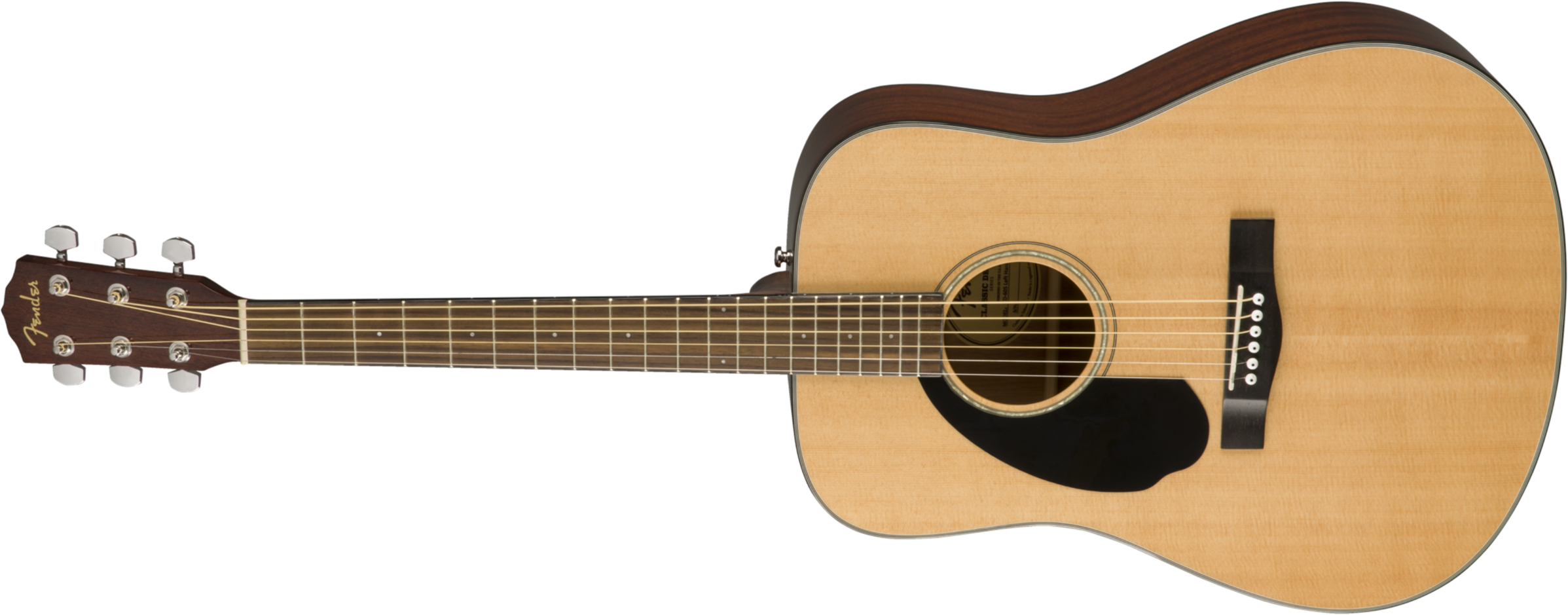 Fender Cd60s Lh Gaucher Dreadnought Wal - Naturel - Guitare Acoustique - Main picture