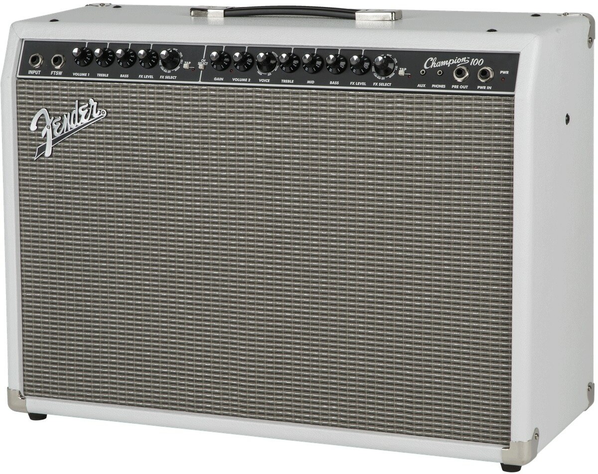 Fender Champion 100 Fsr - Snow White - Ampli Guitare Électrique Combo - Main picture