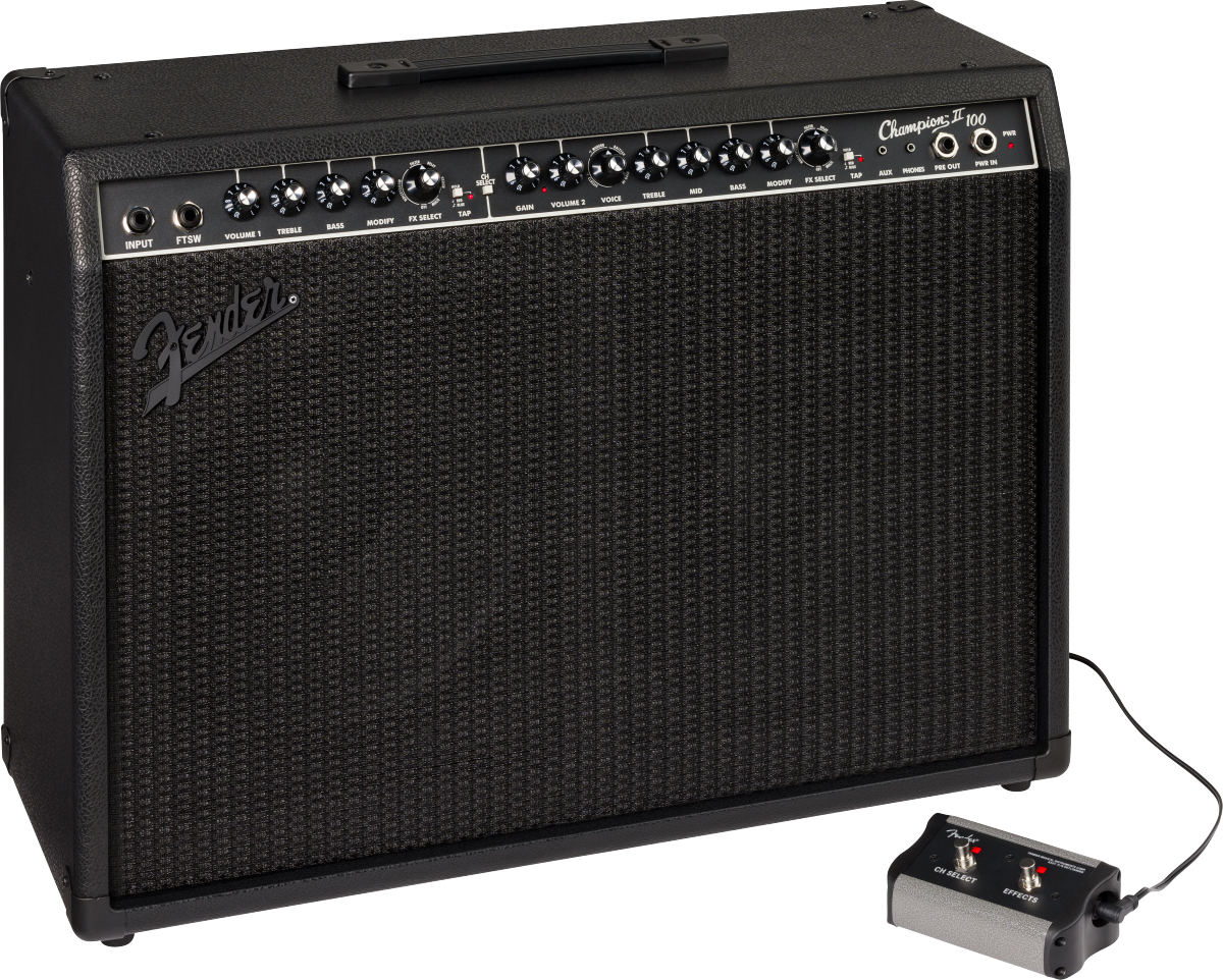 Fender Champion Ii 100  Ltd 100w 2x12 Blackout - Ampli Guitare Électrique Combo - Main picture