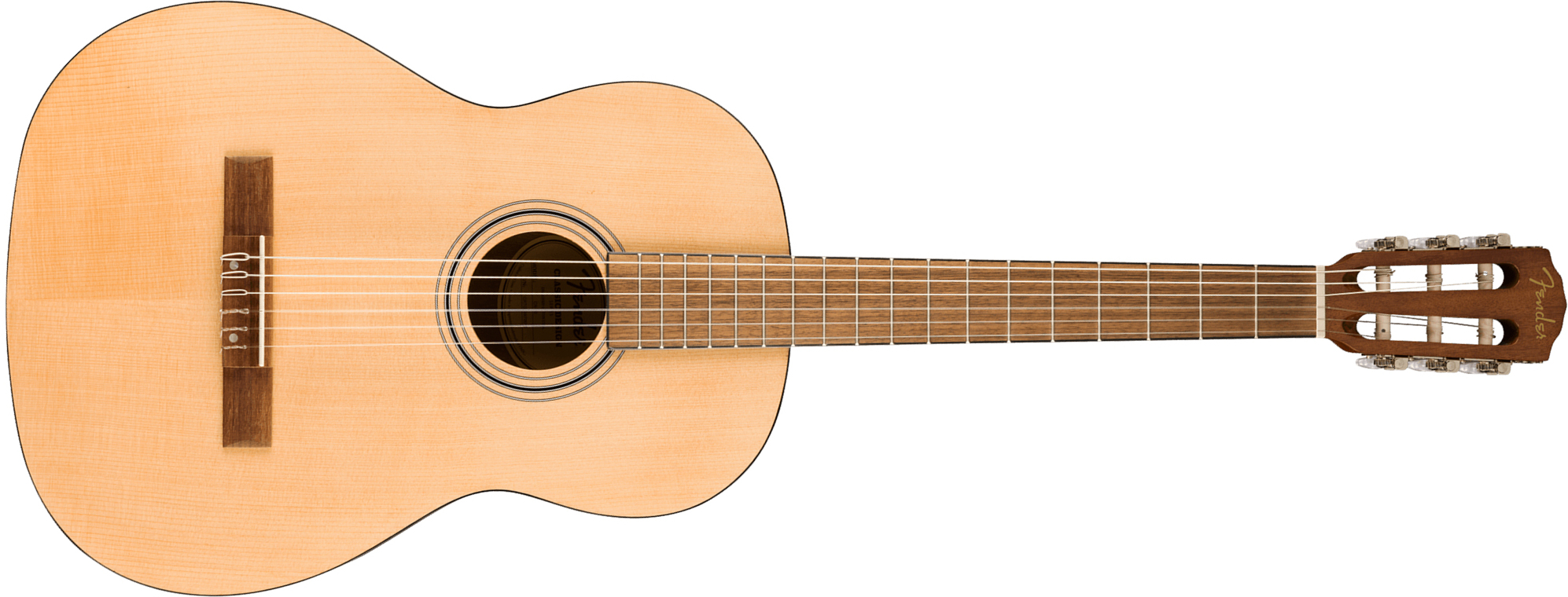 Fender Cn30wn Wide Neck  Nylon 4/4 Classic Design Epicea Okoume Noy - Natural - Guitare Classique Format 4/4 - Main picture