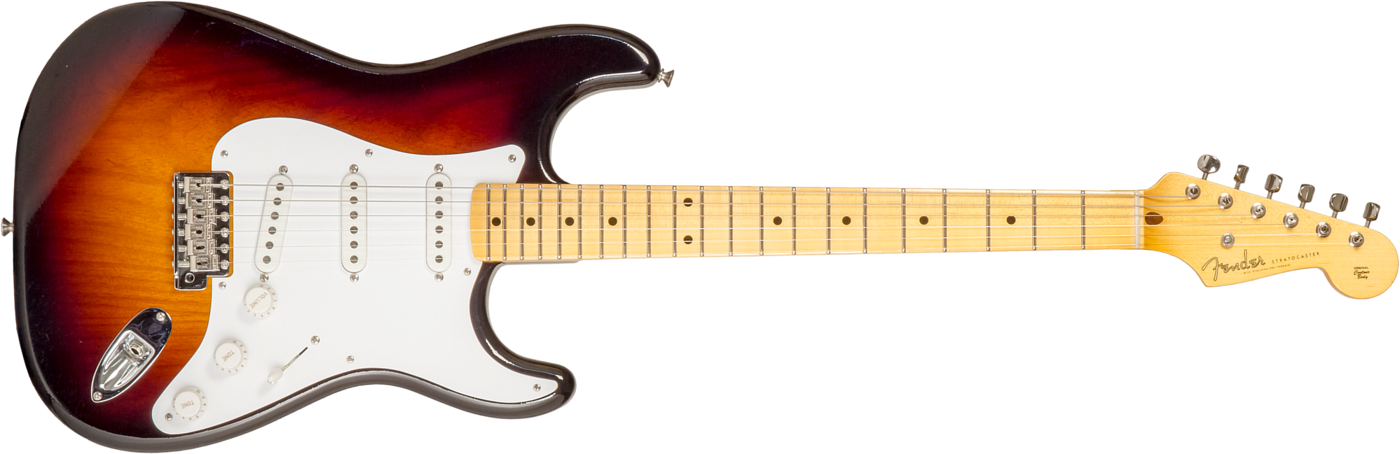 Fender Custom Shop Strat 1954 70th Anniv. 3s Trem Mn #xn4356 - Closet Classic Wide Fade 2-color Sunburst - Guitare Électrique Forme Str - Main picture