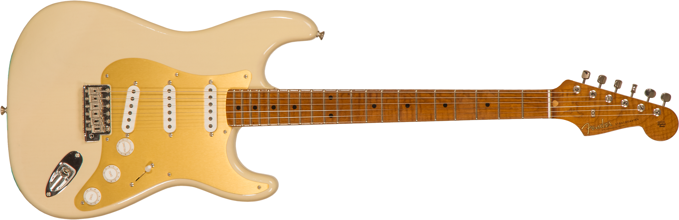 Fender Custom Shop Strat 1957 3s Trem Mn #r116646 - Lush Closet Classic Vintage Blonde - Guitare Électrique Forme Str - Main picture