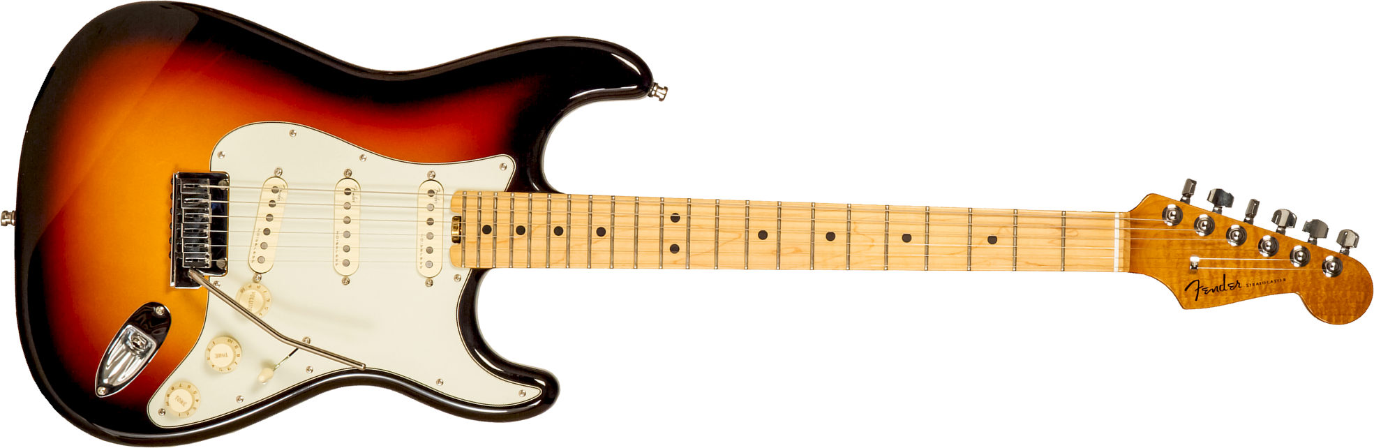 Fender Custom Shop Strat Elite 3s Trem Mn #xn15588 - Nos 3-color Sunburst - Guitare Électrique Forme Str - Main picture