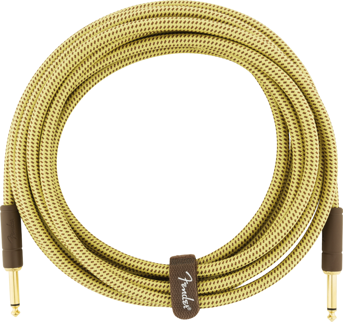 Fender Deluxe Instrument Cable Droit/droit 15ft  Tweed - CÂble - Main picture