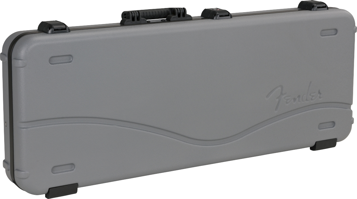 Fender Deluxe Molded Strat/tele Electric Guitar Case Abs Silver/blue - Etui Guitare Électrique - Main picture