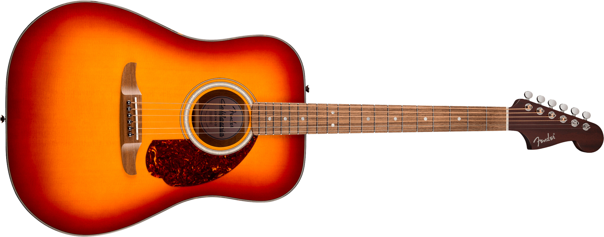 Fender Deluxe Redondo California Dreadnought Epicea Acajou Noy - Sienna Sunburst - Guitare Folk - Main picture