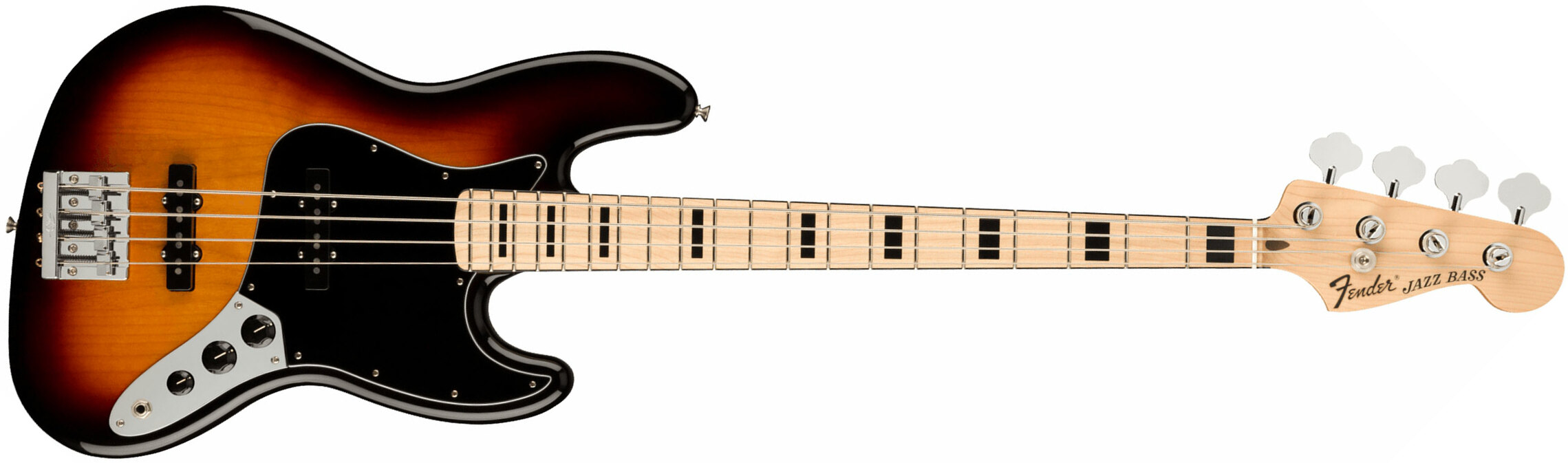 Fender Geddy Lee Jazz Bass Signature Mex Mn - 3-color Sunburst - Basse Électrique Solid Body - Main picture