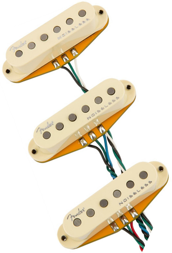 Fender Gen 4 Noiseless Strat Pickups 3-set - Micro Guitare Electrique - Main picture