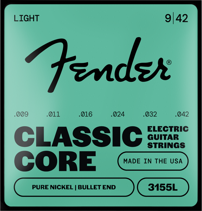 Fender Guit. Elec. 6c Nckl 3155l 9-42 Bullet - Cordes Guitare Électrique - Main picture