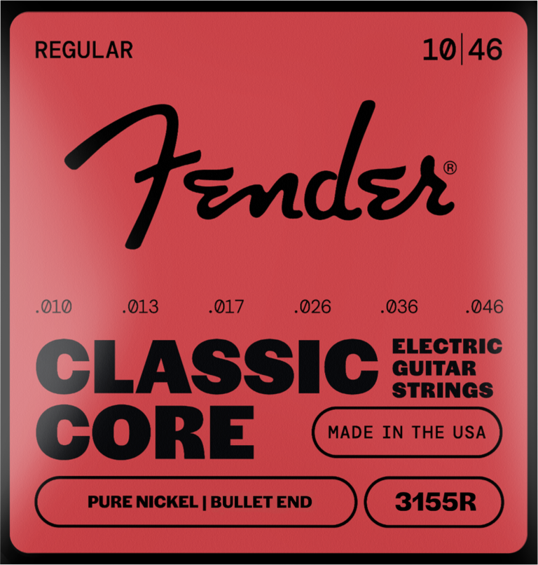 Fender Guit. Elec. 6c Nckl 3155r 10-46 Bullet - Cordes Guitare Électrique - Main picture