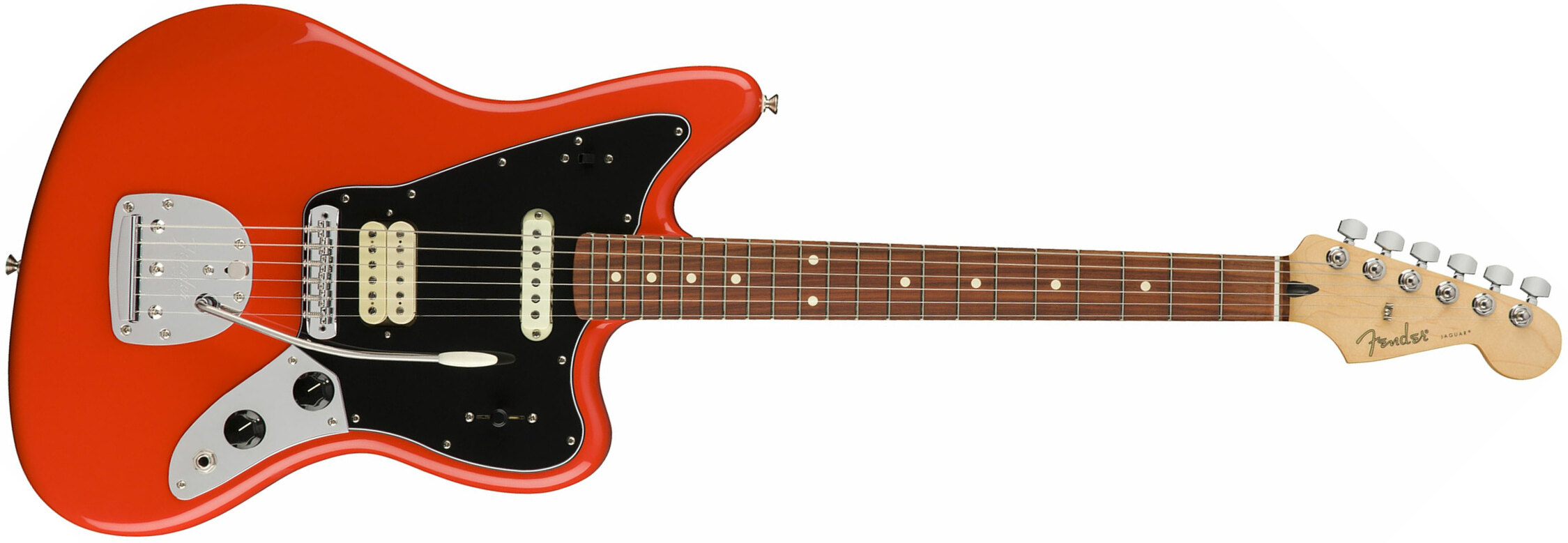 Fender Jaguar Player Mex Hs Pf - Sonic Red - Guitare Électrique RÉtro Rock - Main picture