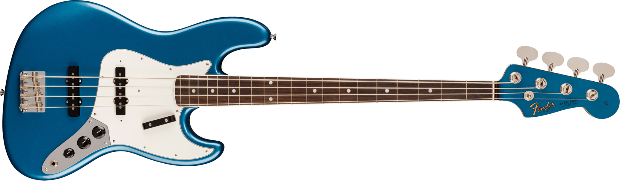 Fender Jazz Bass 1966 American Vintage Ii Usa Rw - Lake Placid Blue - Basse Électrique Solid Body - Main picture