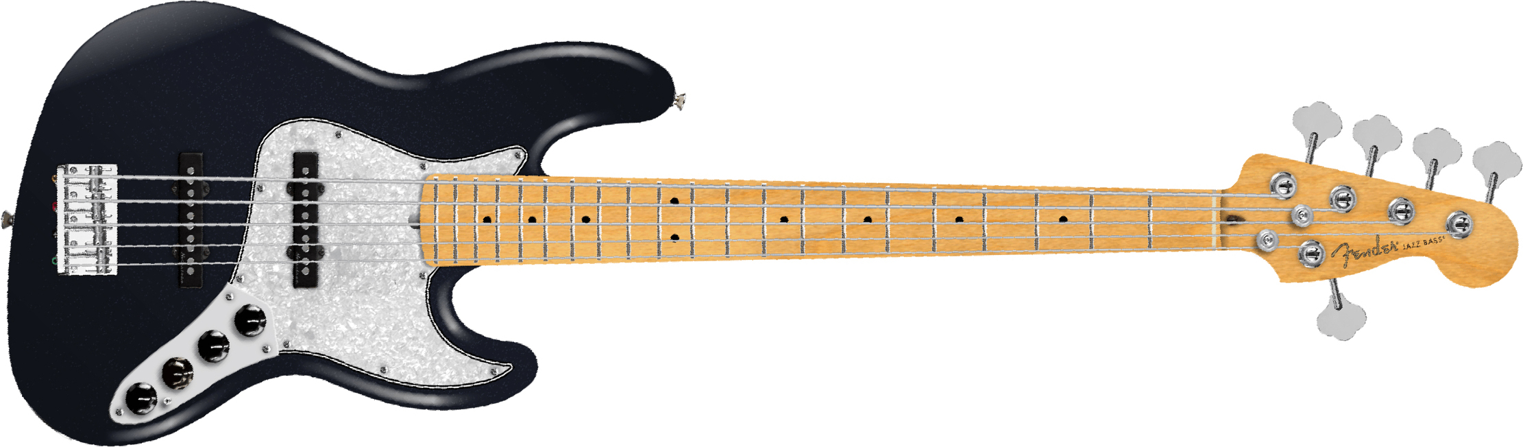 Fender Jazz Bass Active V Player Ii Modified Mex 5c Mn - Dusk - Basse Électrique Solid Body - Main picture