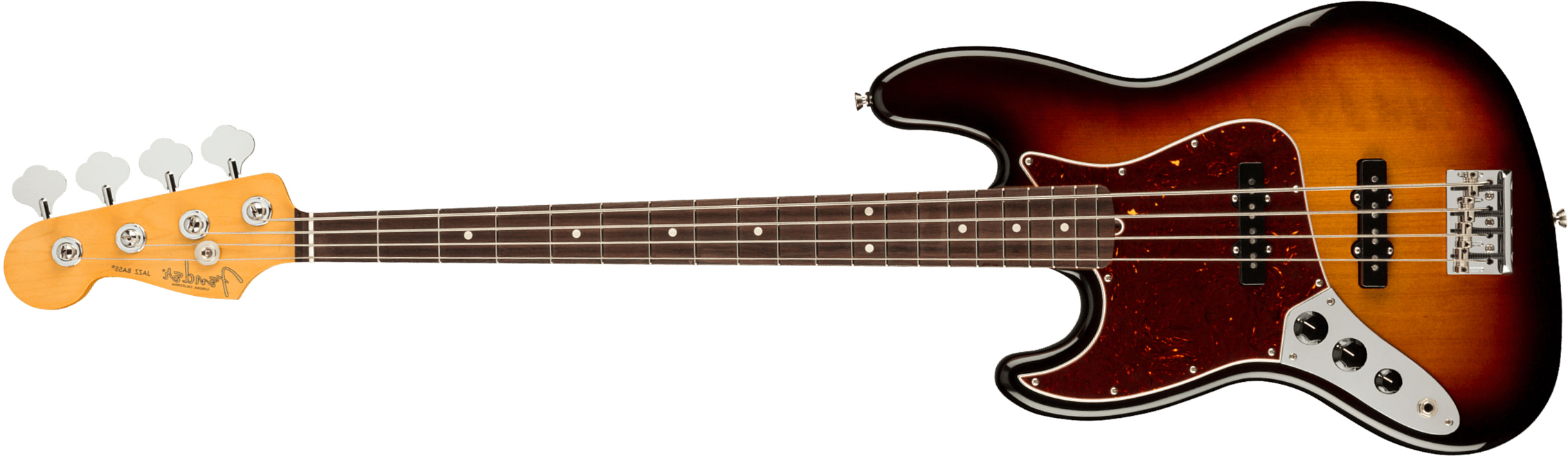 Fender Jazz Bass American Professional Ii Lh Gaucher Usa Rw - 3-color Sunburst - Basse Électrique Solid Body - Main picture
