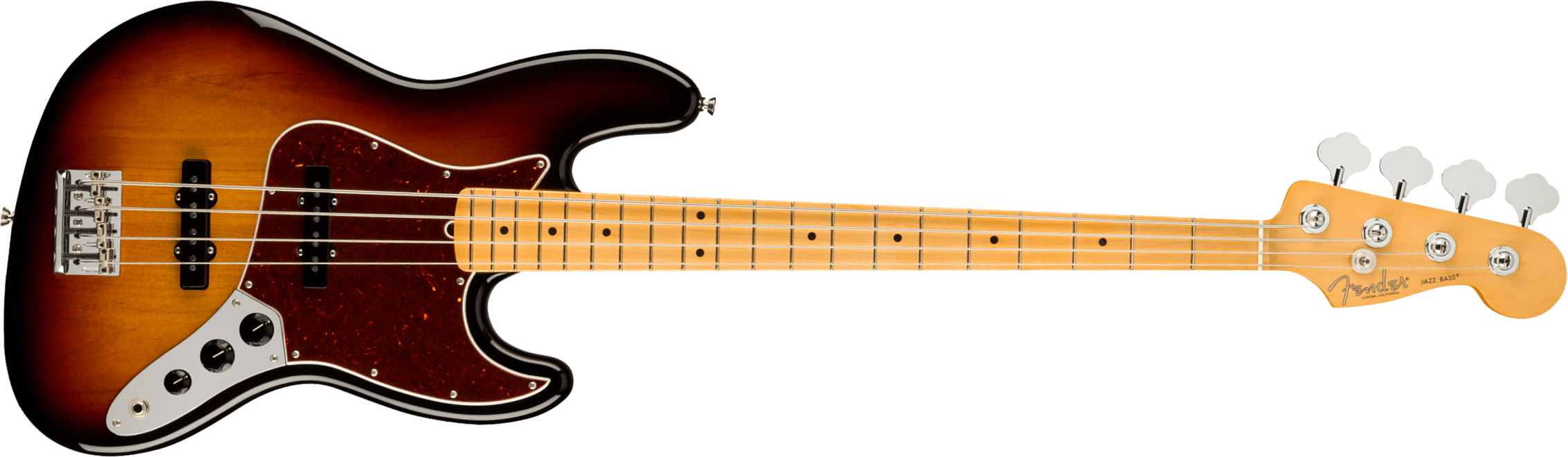 Fender Jazz Bass American Professional Ii Usa Mn - 3-color Sunburst - Basse Électrique Solid Body - Main picture