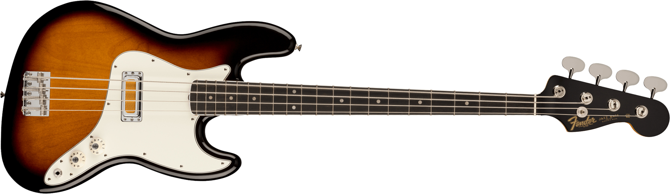 Fender Jazz Bass Gold Foil Ltd Mex Eb - 2-color Sunburst - Basse Électrique Solid Body - Main picture
