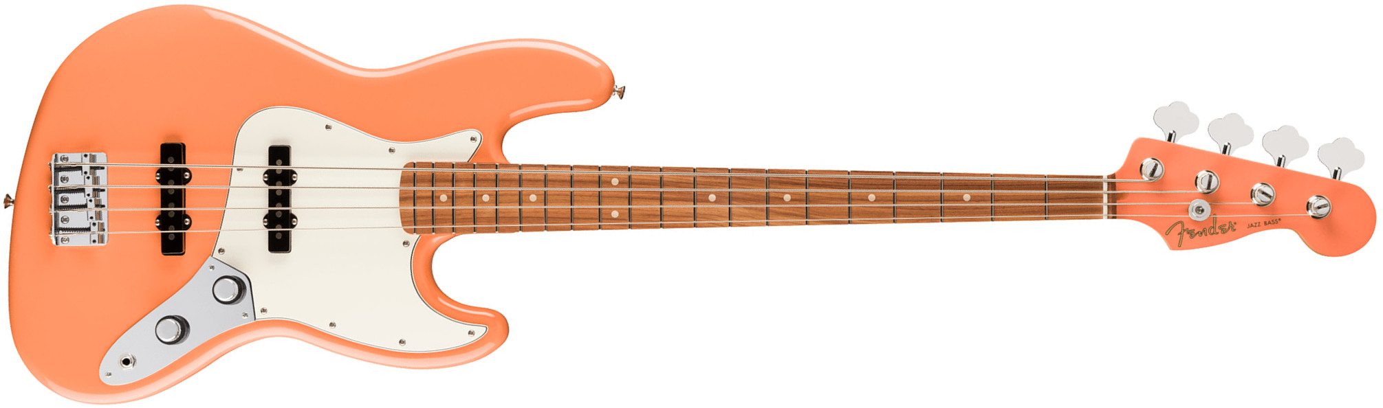 Fender Jazz Bass Player Mex Ltd Pf - Pacific Peach - Basse Électrique Solid Body - Main picture