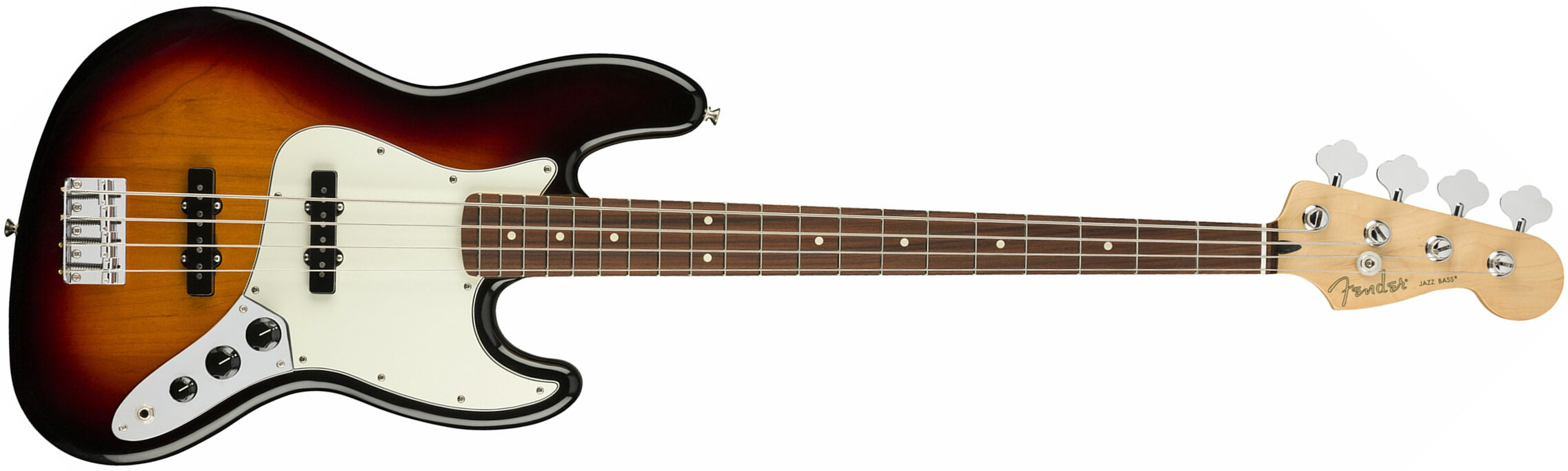 Fender Jazz Bass Player Mex Pf - 3-color Sunburst - Basse Électrique Solid Body - Main picture