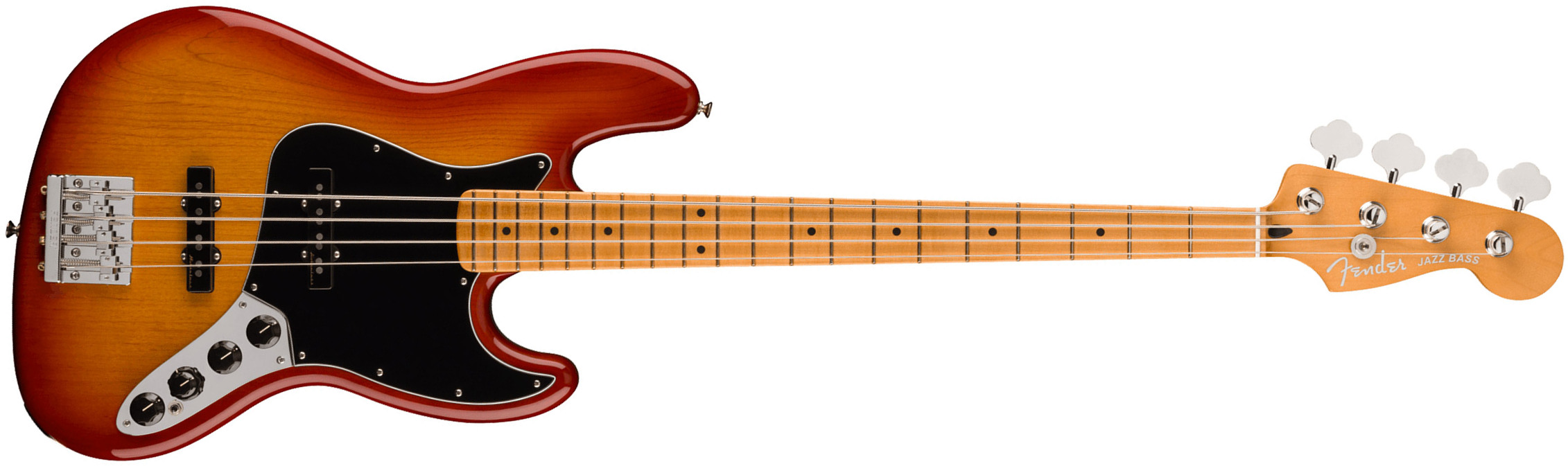 Fender Jazz Bass Player Plus 2023 Mex Active Mn - Sienna Sunburst - Basse Électrique Solid Body - Main picture