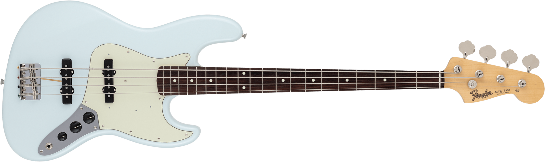 Fender Jazz Bass Traditional 60s Jap 2s Trem Rw - Sonic Blue - Basse Électrique Solid Body - Main picture