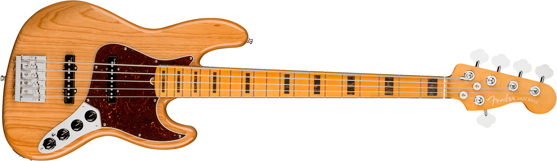 Fender Jazz Bass V American Ultra 2019 Usa 5-cordes Mn - Aged Natural - Basse Électrique Solid Body - Main picture