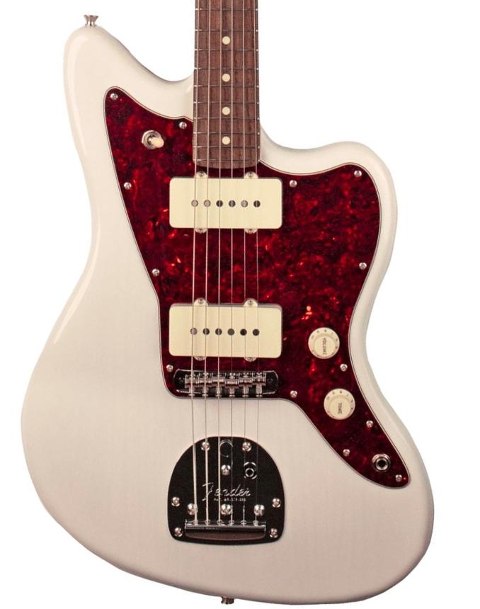 Fender Jazzmaster Hybrid Ii Jap 2s Trem Rw - White Blonde - Guitare Électrique RÉtro Rock - Main picture