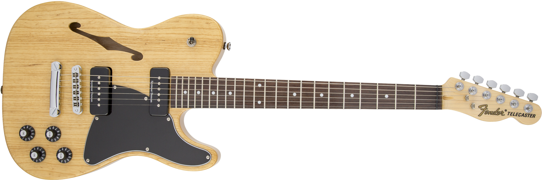 Fender Jim Adkins Tele Ja-90 Mex Signature 2p90 Lau - Natural - Guitare Électrique Forme Tel - Main picture