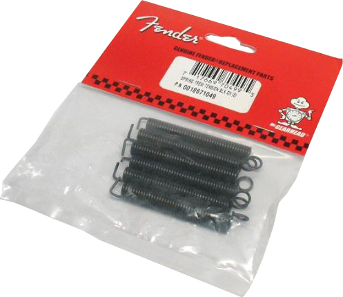 Fender Lot De 6 Tremolo Springs Black - Ressort Vibrato - Main picture