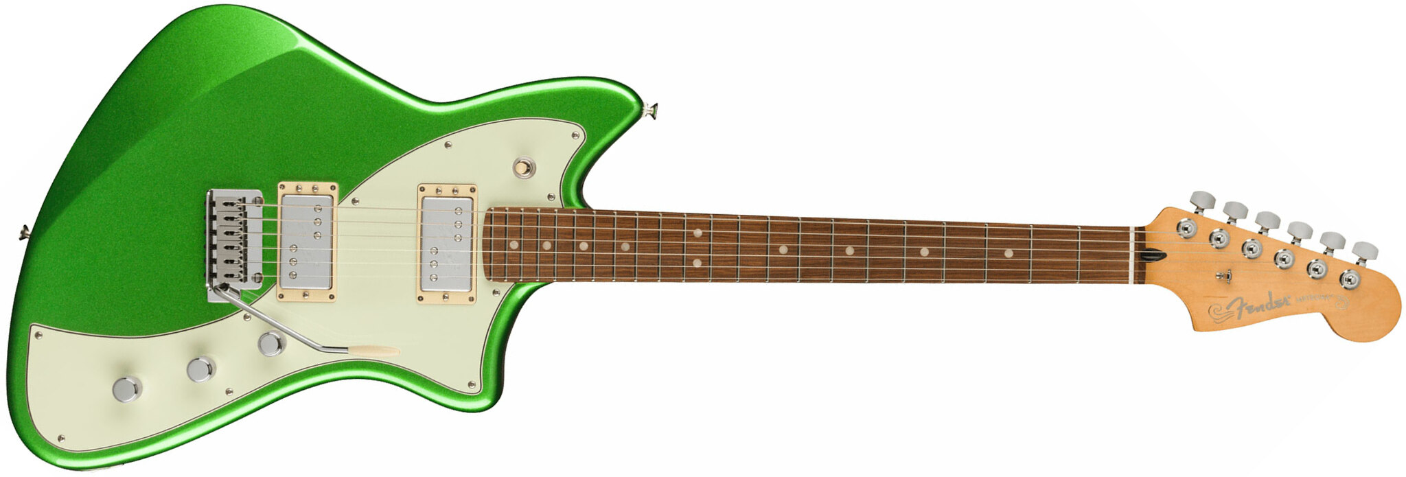 Fender Meteora Player Plus Hh Mex 2h Ht Pf - Cosmic Jade - Guitare Électrique RÉtro Rock - Main picture