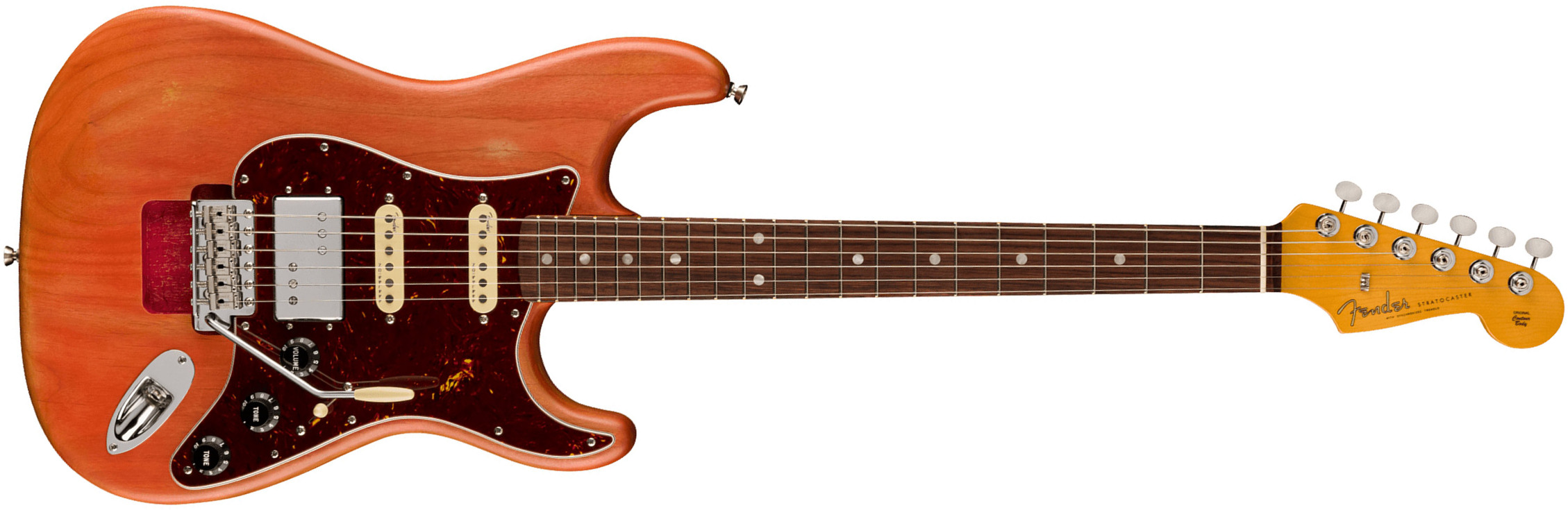Fender Michael Landau Strat Coma Stories Usa Signature Hss Trem Rw - Coma Red - Guitare Électrique Forme Str - Main picture