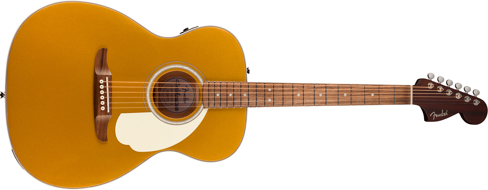 Fender Monterey Deluxe E California Orchestra Om Epicea Acajou Noy - Aztec Gold - Guitare Folk - Main picture