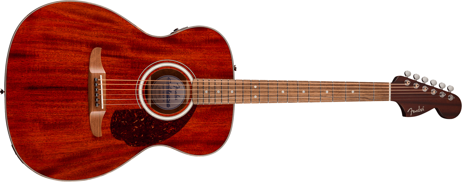 Fender Monterey Deluxe Mahogany E California Orchestra Om Tout Acajou Noy - Natural - Guitare Folk - Main picture