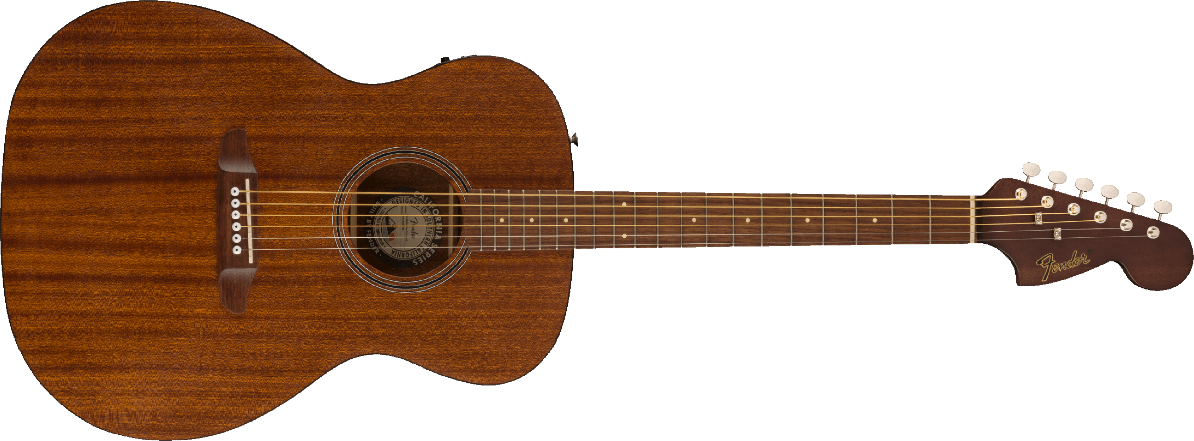 Fender Monterey Standard Sapelle Wal - Natural - Guitare Acoustique - Main picture